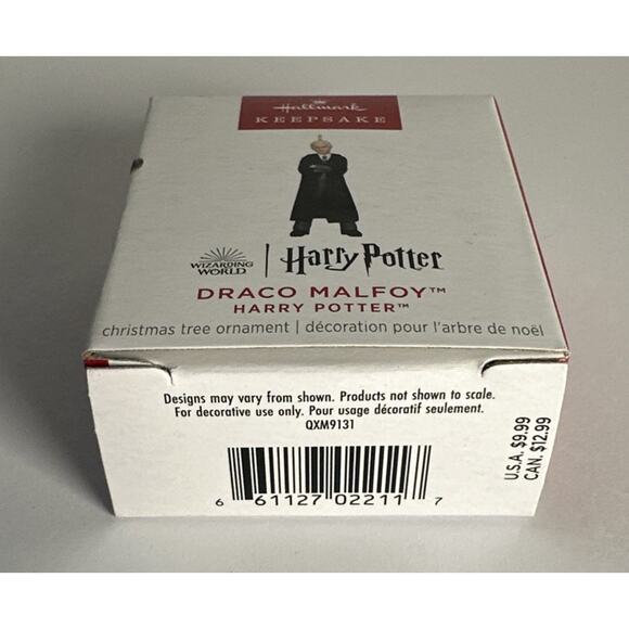 Hallmark Keepsake Ornament MINIATURE 2024 Harry Potter Draco Malfoy - Picture 4 of 4